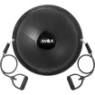Mπάλα Ισορροπίας TPE 60*23cm με Χειρολαβές (Μαύρη) - 95880