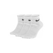 Nike Cotton Cushioned 3 ζεύγη (White)-SX7667-100