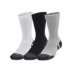Under Armour Performance Tech Socks 3pk Socks (White/Black/Gray)-1379512-011