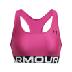Under Armour Women's HeatGear® Mid Branded Sports Μπούστο (Ρόζ)-1383544-686