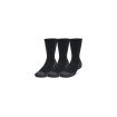 Under Armour Performance Tech Socks 3pk Socks (Black)-1379512-001