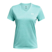Under Armour Women's Tech Twist V-Neck Short Sleeve (Turquoise)-1384227-482