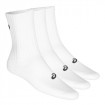 Asics 3PPK Crew Sock (White)-155204-0001