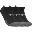 Under Armour HeatGear No Show Socks 3-Pack (Black)-1346755-001