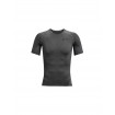 UA HG Armour Comp SS T-Shirt (Grey)-1361518-090