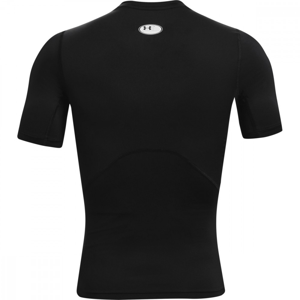 UA HG Armour Comp SS T-Shirt (Black)-1361518-001