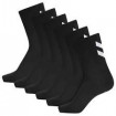 Hummel Chevron  Socks 6 Ζευγάρια (Black)-213254-2001