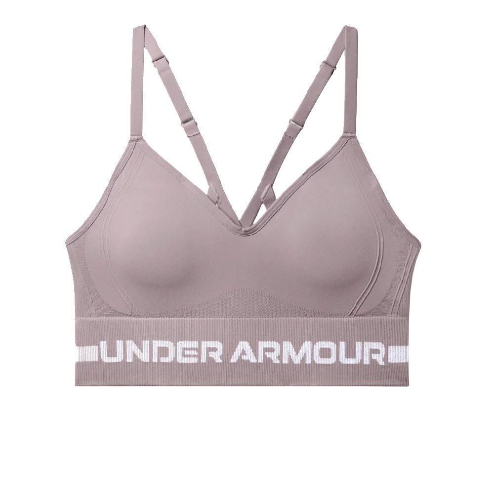 Under Armour Seamless Low Long Bra (Dash Pink)-1357719-667