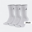 Nike Everyday Max Jordan Jumpman Crew 3 ζεύγη (Λευκό)-SX5545-100