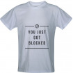 Μπλούζα με στάμπα Βόλεϊ You Just Got Blocked  (Λευκό)-VHST14