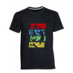 T-shirt with Volleyball Actions (Black)-VHST1