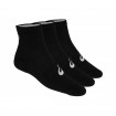 Asics 3PPK Quarter Sock (Black)-155205-0900