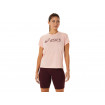Asics Big Logo Tee III Women T-Shirt-(Frosted Rose)-2032C411-700