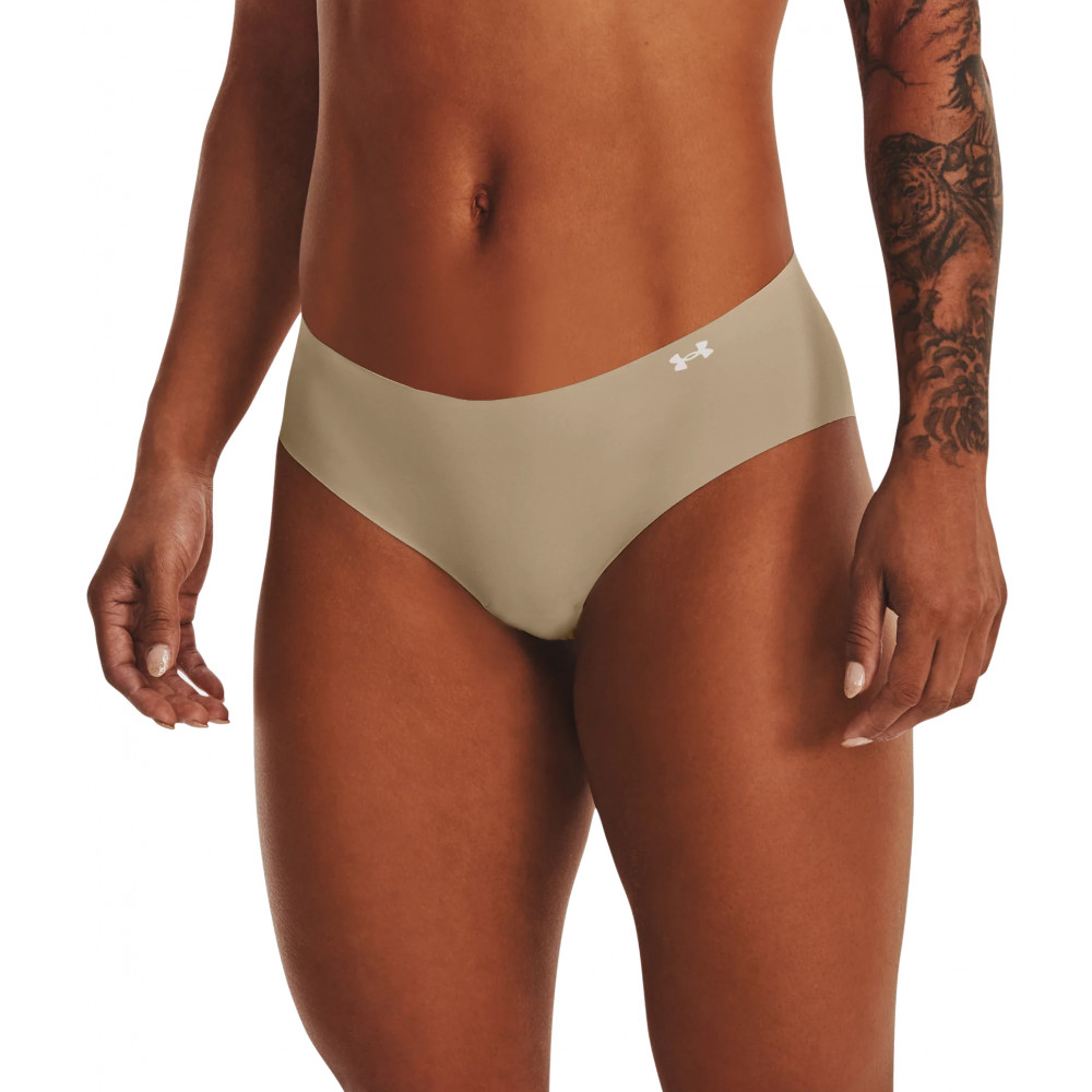 Under Armour Pure Stretch Hipster 3 pack (Βeige-Nude)-1325616-249