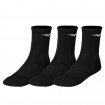 Mizuno Socks Training 3P (Black)-32GX250509