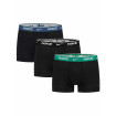 Nike Cotton Strech Ανδρικά Boxer 3 Pack Trunk Shorty KE1008-1M8-(Πράσινο-Μαύρο-Μπλέ Σκούρο)