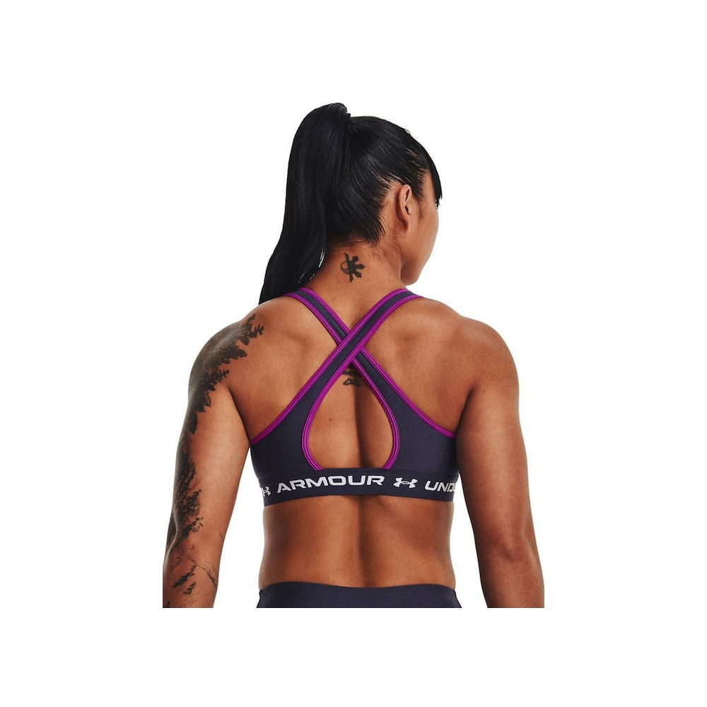 Under Armour Womens Crossback Sports Bra - Purple