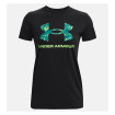 Under Armour Live Sportstyle Graphic SSC T-Shirt (Μαύρο/Πράσινο)-1356305-005