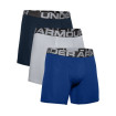 Under Armour Charged cotton 6in Men's Boxer 3 pack (Black/Gray/Blue)-1363617-400